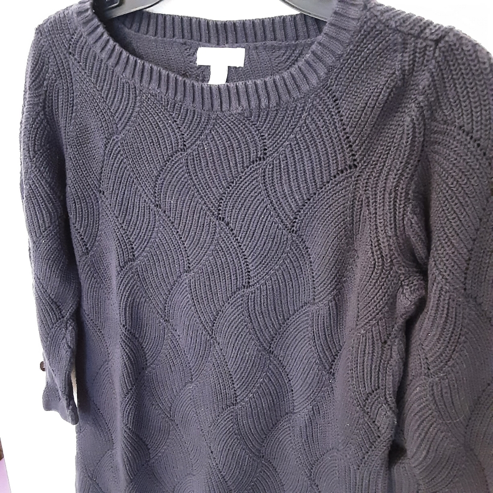 Charter Club Navy Sweater - Picture 4 of 5